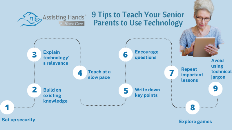 9 Tips to Teach Your Senior Parents to Use Technology