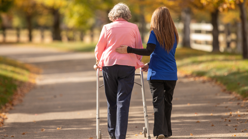 Go for a walk - Assisting Hands Home Care