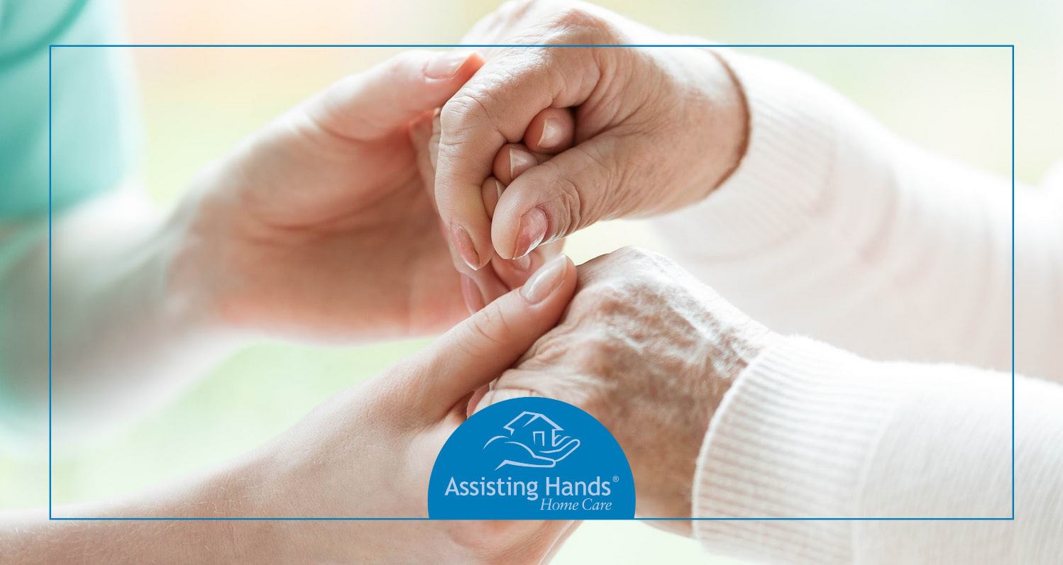 Assisting Hands Home Care - taking of elderly skin
