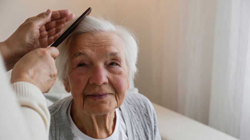 hair washing aids for elderly people