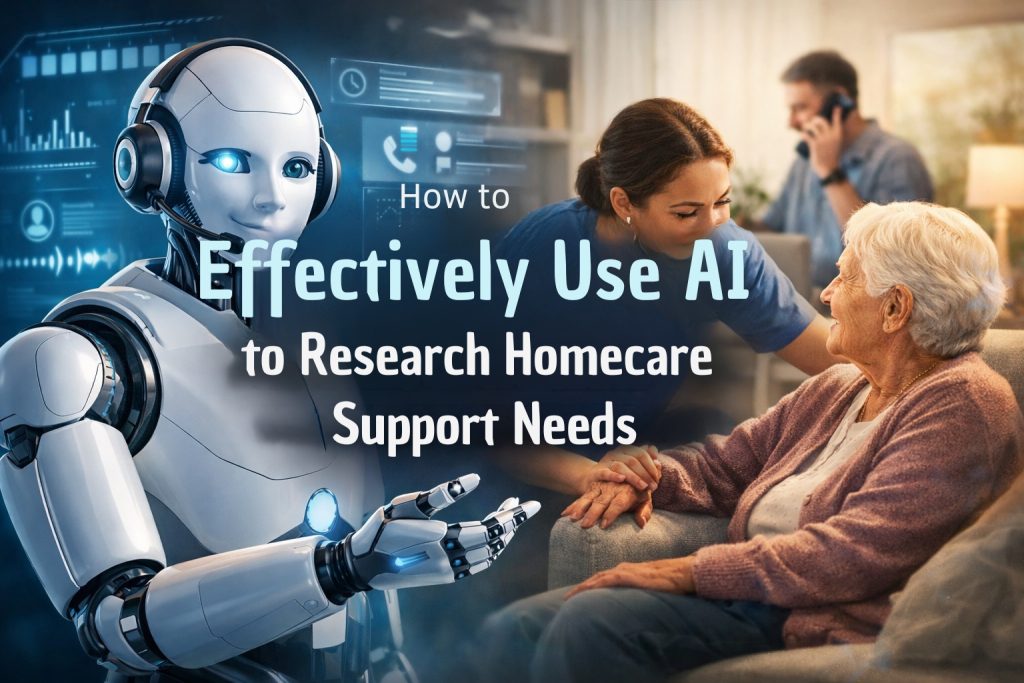 How to Effectively Use AI to Research Homecare Support Needs